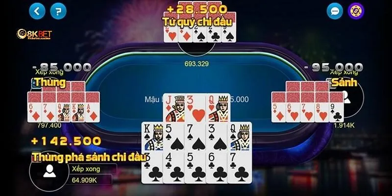 Luật chơi game bài Binh 8KBET cơ bản